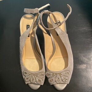 Alex Marie silver heels